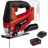 Einhell TC-JS 18 Li PXC + Starter Kit - Fierastrau pendular + Set 1 acumulator si incarcator Li-Ion 18 V 4 Ah