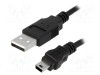 Cablu USB 2.0 LOGILINK USB A - USB B mini mufă 3m negru
