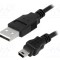 Cablu USB 2.0 LOGILINK USB A - USB B mini mufă 3m negru