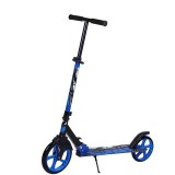 Trotineta cu 2 roti, cadru din otel, roti 20 cm din PU, frana, 91.5 x 34 x 95 cm, Albastru