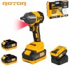 Autofiletanta cu impact pe acumulator ROTOR RIW21, 21 V /3 Ah, 320 Nm 2200 rot/min, 3300 BPM