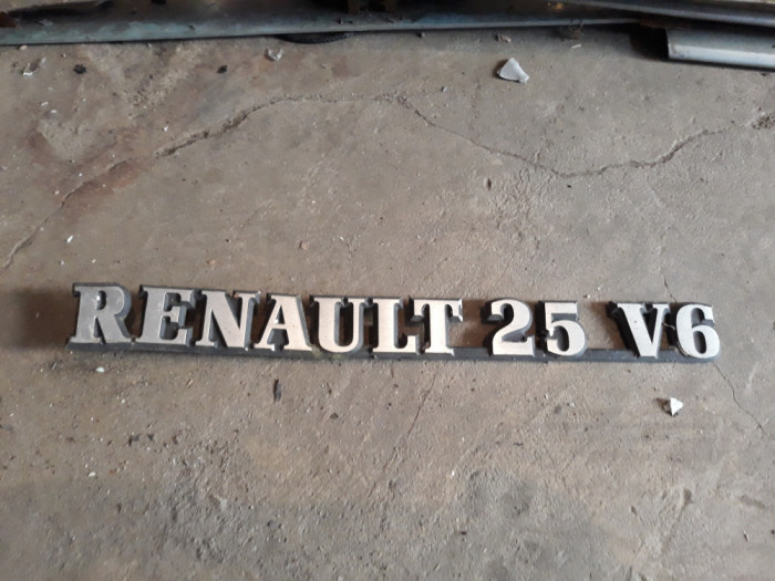 Emblema portbagaj Renault 25 vintage