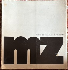 MUZEUL DE ARTA K.H. ZAMBACCIAN/CATALOG 1973