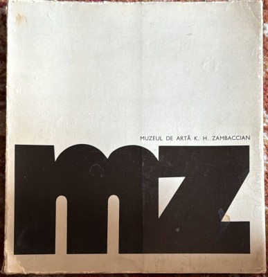 MUZEUL DE ARTA K.H. ZAMBACCIAN/CATALOG 1973 foto