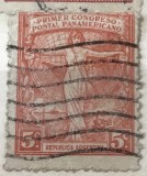 Timbre America Interbelica TMB1AMC Argentina 5 centavos