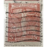 Timbre America Interbelica TMB1AMC Argentina 5 centavos