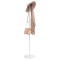 Cuier de haine, alb, 177 cm, fier vopsit electrostatic
