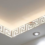 Set Oglinzi Design Versace, Oglinzi Decorative Acrilice SILVER, MyStyle&reg; Luxury Home 10 bucati/set - 5 cm