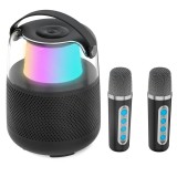 Cumpara ieftin Boxa portabila pentru Karaoke T-908 cu 2 microfoane fara fir