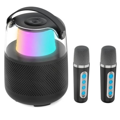 Boxa portabila pentru Karaoke T-908 cu 2 microfoane fara fir foto
