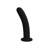 Dildo LOVING JOY 6&rdquo; DILDO, curbat pentru stimularea punctului G, bază cu ventuză pentru fixare, lungime 16 cm, negru(N11511)
