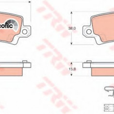 Set placute frana,frana disc TOYOTA COROLLA Limuzina (E12J, E12T) (2001 - 2008) TRW GDB3289