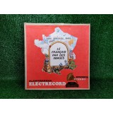 Set 3 discuri Vinyl pentru invatat limba franceza / C112