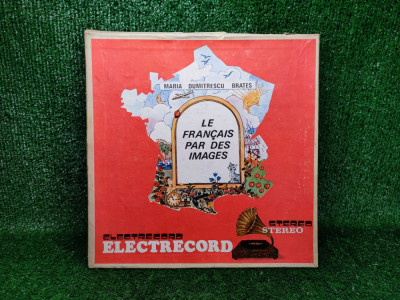 Set 3 discuri Vinyl pentru invatat limba franceza / C112 foto