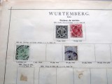 Lot 3 timbre vechi W&uuml;rttemberg (Wurtemberg) &ndash; timbre de serviciu 1875&ndash;1882 -A42
