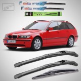Cumpara ieftin Ștergătoare BMW Seria 3 E46 Touring (1999&ndash;2005) Hibrid | Set Complet &ndash; TeamCar&reg;