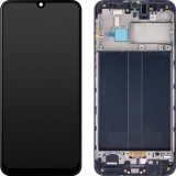 Display cu Touchscreen Samsung Galaxy M30 M305, cu Rama, Negru, Service Pack GH82-19347A