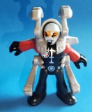 Figurina 7.5 cm Imaginex Fisher Price Robot Police Dr. Glitch 3 inch articulat cu exoschelet detasabil