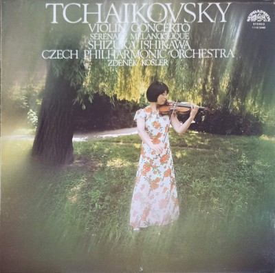 Disc vinil, LP. Violin Concerto. Serenade Melancolique-Tchaikovsky, Shizuka Ishikawa, Czech Philharmonic Or-252540 foto