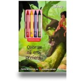 Disney. Coloram cu eroii preferati (contine 4 creioane cerate)