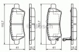 Set placute frana,frana disc NISSAN PATHFINDER III (R51) (2005 - 2012) BOSCH 0 986 494 369