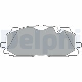 DELPHI LP3302 set placute frana,frana disc
