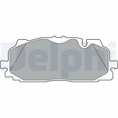DELPHI LP3302 set placute frana,frana disc foto