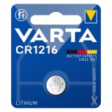 Baterie Litiu Varta 3V CR1216 27mAh, Dimensiuni 12 x 1.6 mm Blister 1, BA000244