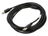 Cablu USB 2.0 A la B, 5m, negru, aurit
