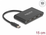 HUB 3.2 Gen2 USB type C la 4 x USB type C, Delock 64129