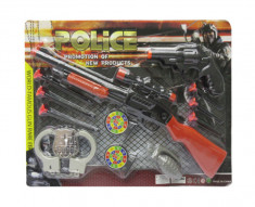 Set Arme, Police, pusca si pistol cu catuse , Multicolor,5 ani + foto