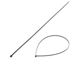 Colier de Str&acirc;ngere Poliamidă Neagră 1095mm x 8,9mm