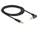 Cablu Jack 3,5mm 4pin mufă &icirc;n unghi, 2m, 24AWG