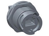 Conector RJ45 Cat 5e ecranat 8p8c drept, placare aurită