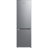 Combina frigorifica Albalux AXCFS350E, 262 l, Clasa E, Iluminare LED, Usi reversibile, H 177.3 cm, Inox