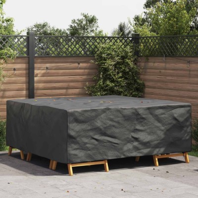 vidaXL Husă pentru mobilă Simplu Negru 210 x 200 x 70 cm 420D 4105778 foto