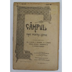 CAMPUL , FOAIE PENTRU SATENI , ANUL XIV , NR. 7 , APRILIE , 1921