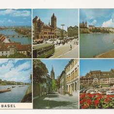 FS3 -Carte Postala - ELVETIA - Basel, circulata 1970