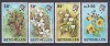 DB1 Flora Flori 1970 Seychelles 4 v. MNH, Nestampilat
