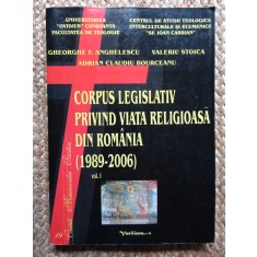 CORPUS LEGISLATIV PRIVIND VIATA RELIGIOASA DIN ROMANIA AUTOGRAF