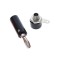 Set conectori tip banană 4mm mamă-tată negru pentru testare