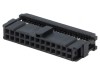 Mufă IDC Mamă 26 PIN Aurit pentru Cablu-Bandă Neagră, TE Connectivity