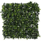 Panou decorativ artificial 50x50 cm, montare pe perete sau gard, iedera, interior/exterior Household NewTrend