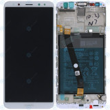 Huawei Mate 10 Lite (RNE-L01, RNE-L21) Capac frontal al modulului de afișare + LCD + digitizer + baterie aurie 02351QEY 02351QXU