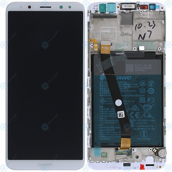 Huawei Mate 10 Lite (RNE-L01, RNE-L21) Capac frontal al modulului de afișare + LCD + digitizer + baterie aurie 02351QEY 02351QXU foto