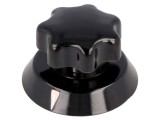 Buton rotativ termoplastic &Oslash;6mm &Oslash;31x25mm