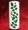 VAZA PORTELAN ARZBERG BAVARIA DECOR CU TRANDAFIRI 15.5 CM