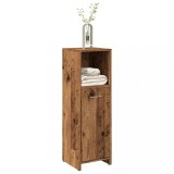 vidaXL Dulap de baie, lemn vechi, 30x30x95 cm, PAL
