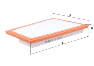 MAHLE LX 1850/2 Filtru aer foto