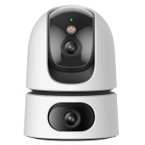 Imou - 360&deg; Indoor Wi-Fi Camera Ranger Dual (IPC-S2XP-6M0WED) - 6MP, with Motion Detection, Alarm, Privacy Protection - White